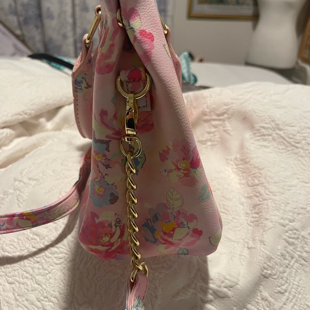 Floral Pink Satchel - Picture 8 of 16